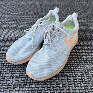 Nike Roshe Run Running Shoes Sneakers 511882-008 Peach Womens Sz 7